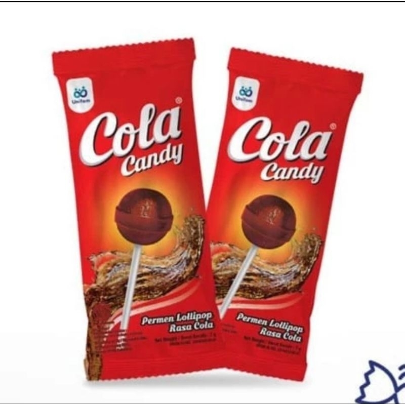 

Permen Candy Lolipop Cola cola kemasan 1 Renceng isi 10pcs