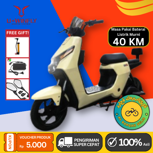 Uwinfly D60 Sepeda Listrik Dewasa Sepeda Listrik Murah Sepeda Motor Listrik Kapasitas angkut 150kg 4