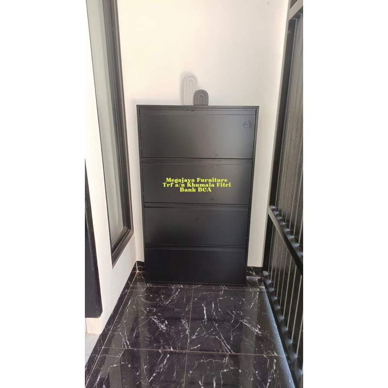 megajaya wayhalim Gion rak sepatu plat besi