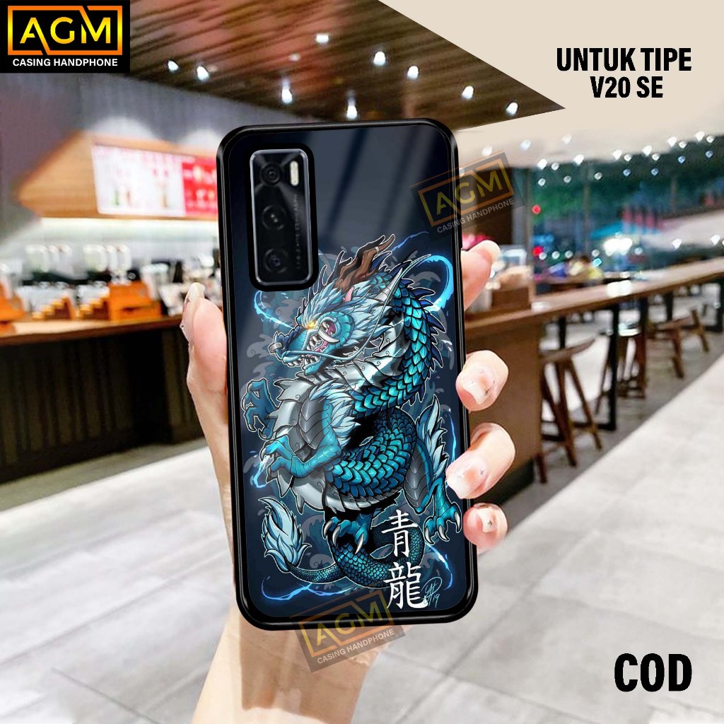 Case Vivo V20 SE Terbaru Case kilau - New Case Glossy casing Hp Vivo V20 SE [NAGA] - AGM Case Hardca