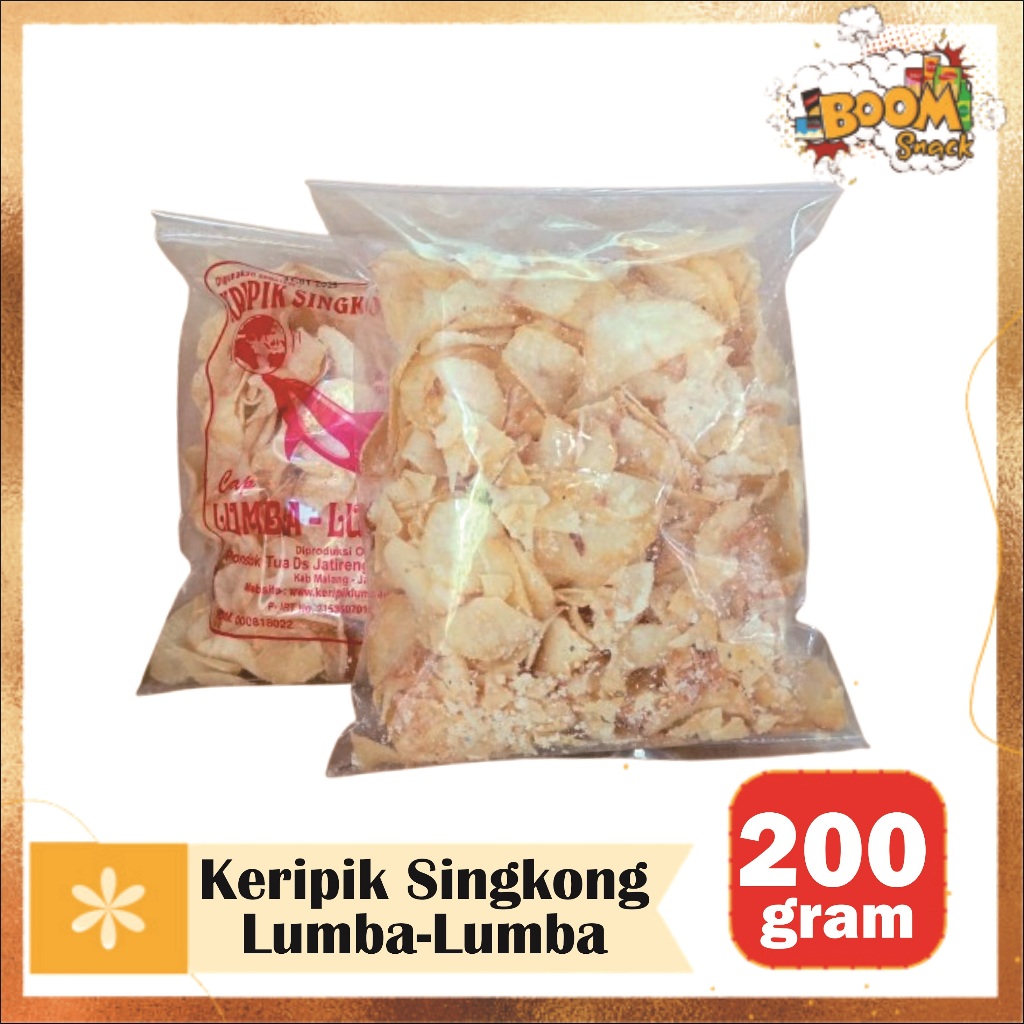 

Lezatoz_Genz Kripik Singkong Cap Lumba - Lumba Oleh Oleh Khas Malang Kemasan 200 Gram