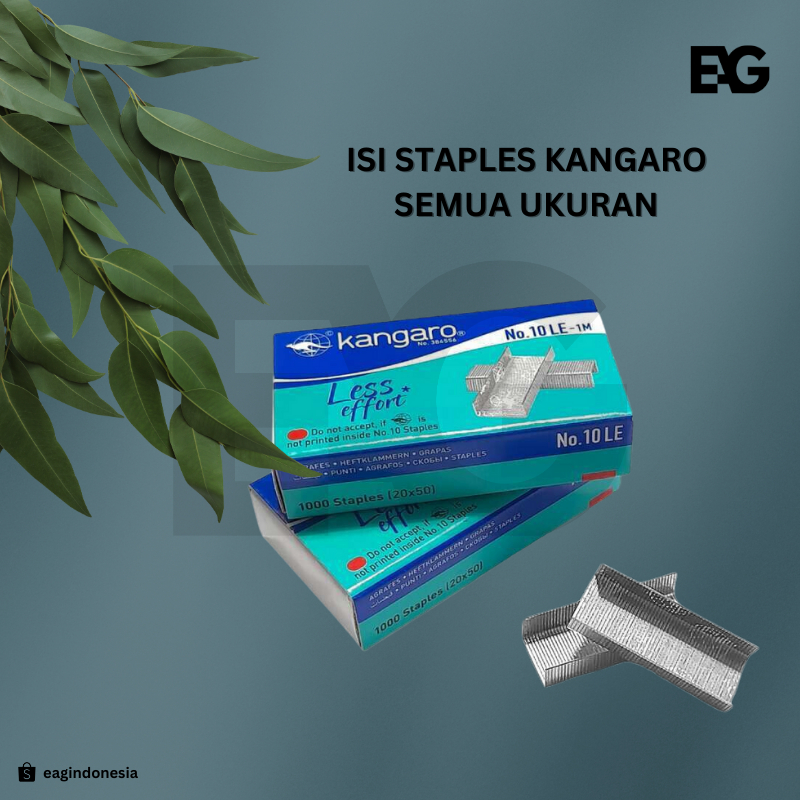 

EAG | Isi Staples Kangaro Semua Ukuran