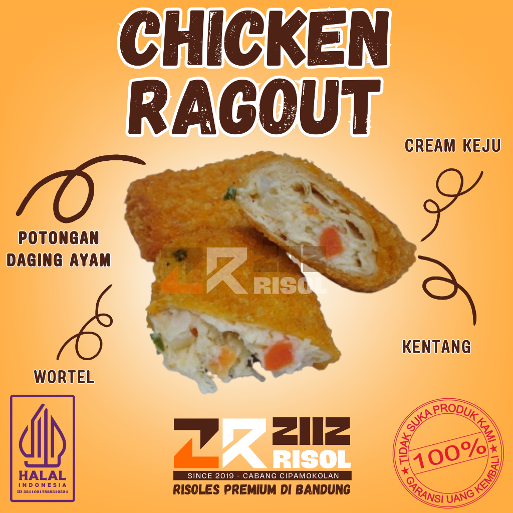 Risol Chicken Ragout - Risoles Premium Frozen Food