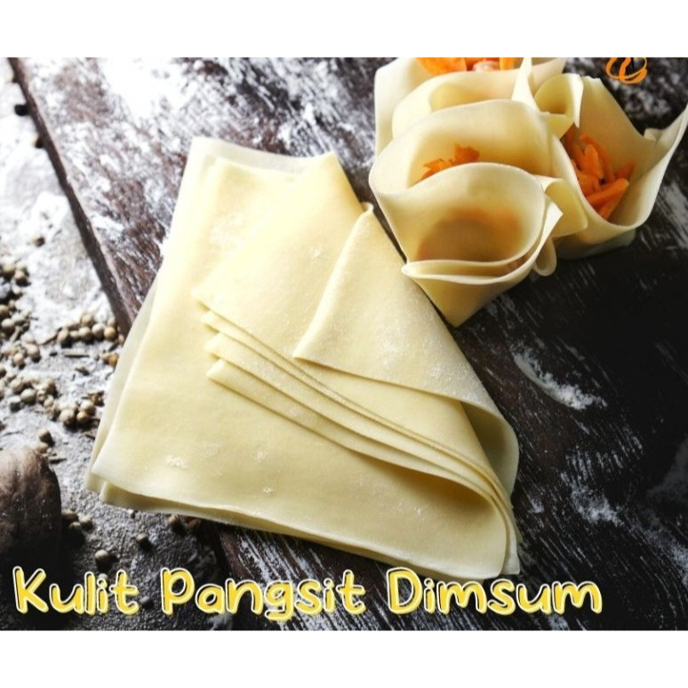 

Kulit Pangsit Original Siomay Mie Bakso Dimsum Rebus Goreng 500GR Cap Qampung