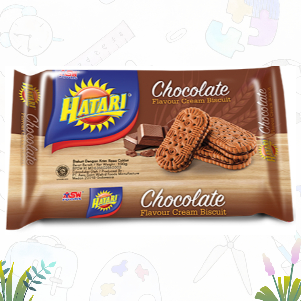 

Hatari Chocolate Cream Biscuits 190gr (pcs)