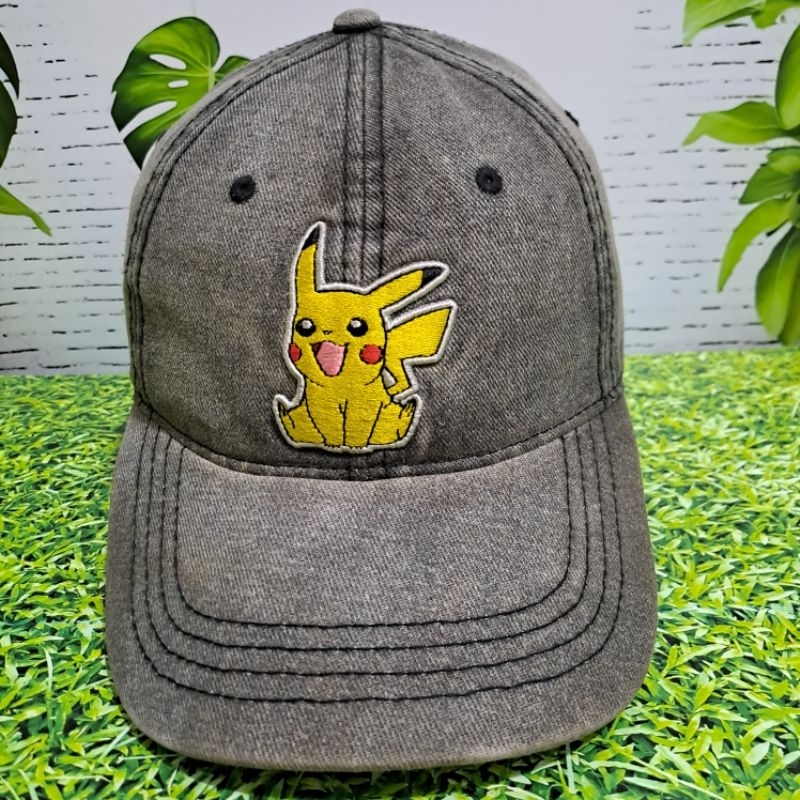 Topi Pikachu Pokemon 2017, Denim, Collectible Bioworld, Original.