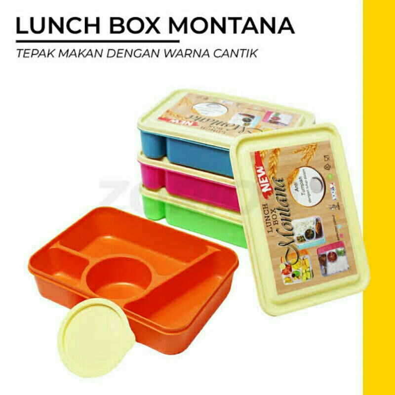 

Tepak Makan Lunch Box 4 Sekat Food Grade