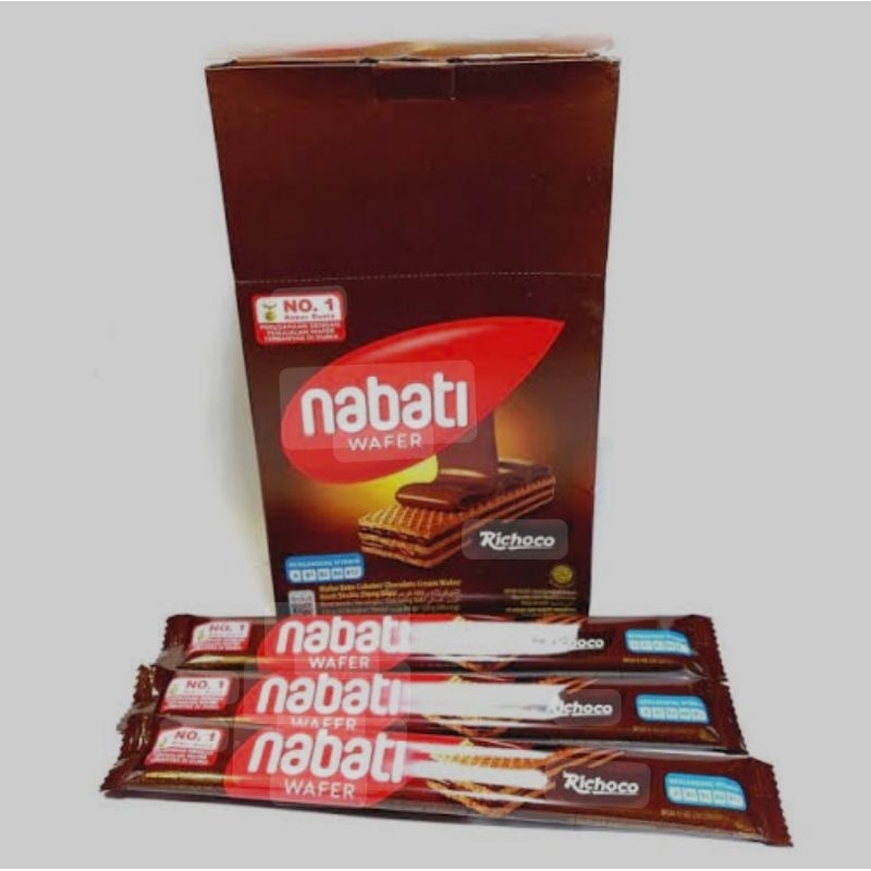 

Nabati Richeese wafer 1box isi 20+2 pcs x 6 Gr