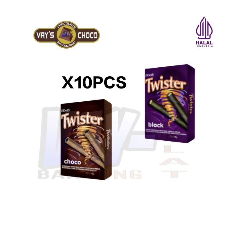 

TWISTER 35GR CHOC & BLACKVANN (X10PCS) EXP 2025