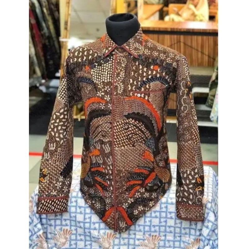 Kemeja pria batik tulis premiom madura