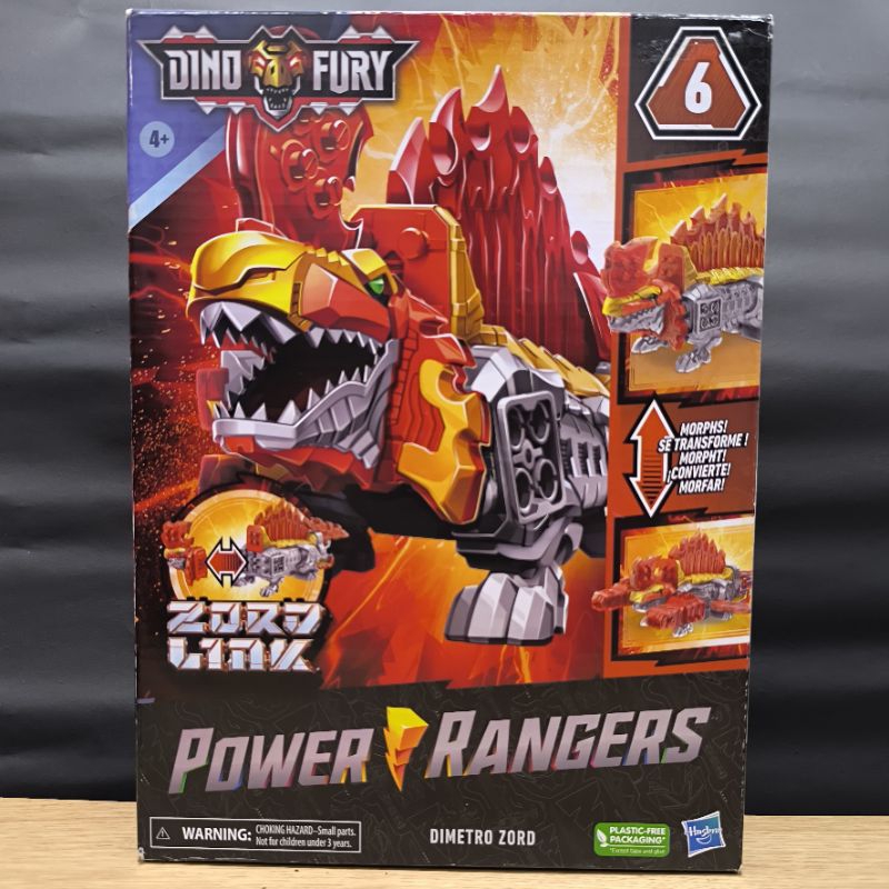 Power Rangers Dino Fury Megazord Zord Link Dimetro Zord