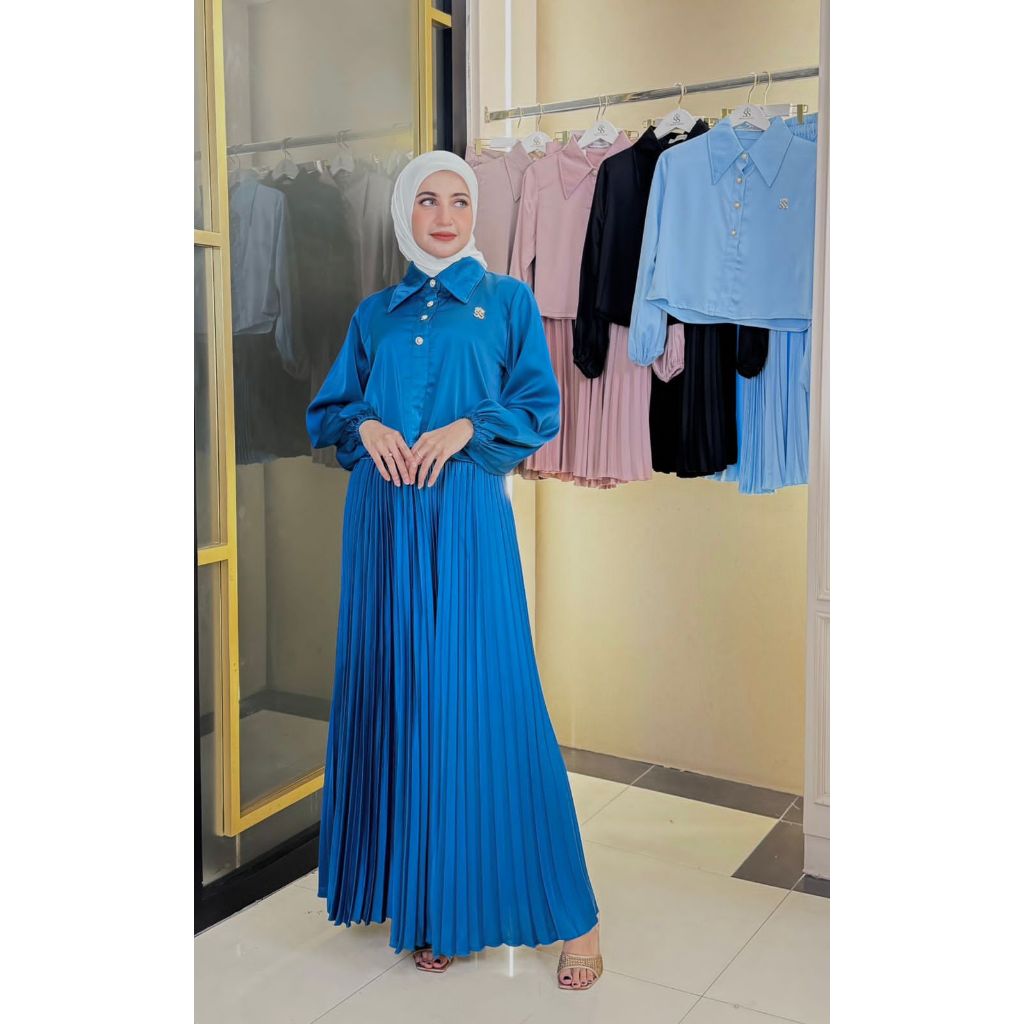 one set rok plisket terbaru shellasaukia