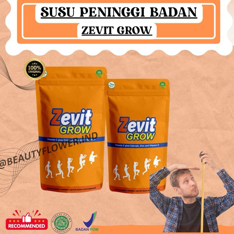 

[PROMO] ZEVIT GROW SUSU - Peninggi Badan Ori Susu Kalsium Penambah Tinggi Badan Tercepat Remaja Usia 12 - 35 Tahun Suplemen Super Grow Up Peninggi Badan Cepat Dan Ampuh Dewasa Herbal