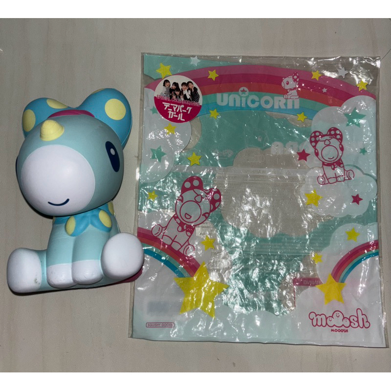 (PRELOVED) IBLOOM SQUISHY X MOOSH SPECIAL EDITION UNICORN AQUA