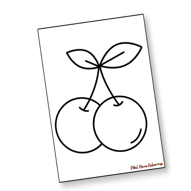 

KERTAS MEWARNAI PAUD TEMA BUAH / KERTAS GAMBAR (10 LEMBAR) / KERTAS MEWARNAI ANAK TK / PAUD / SD