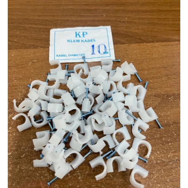 klem kabel PVC no 10 klem wayar plastik klem kabel listrik