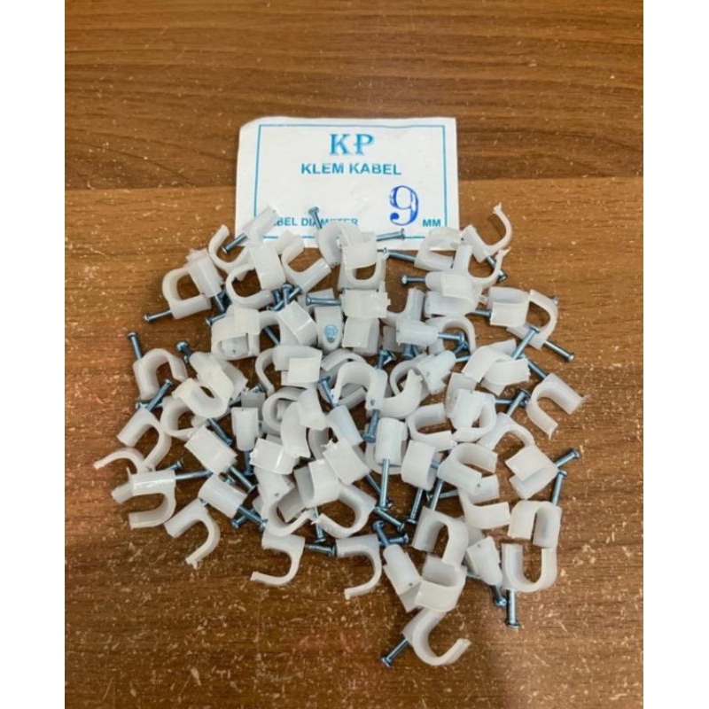 klem kabel PVC no 9 klem wayar plastik klem kabel listrik