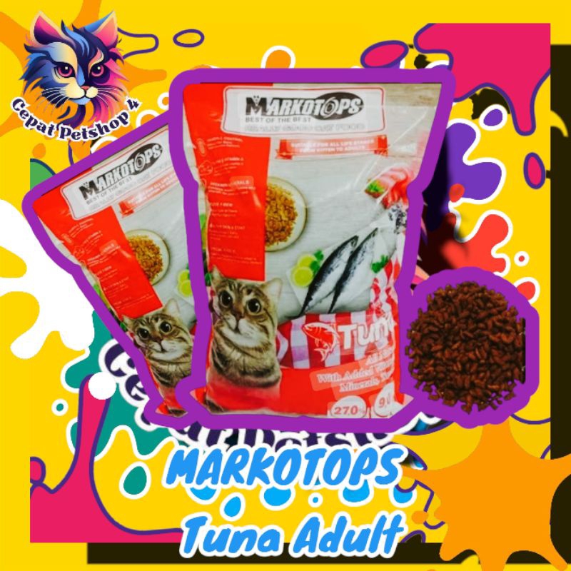 grab/gojek makanan kucing markotops tuna 20kg
