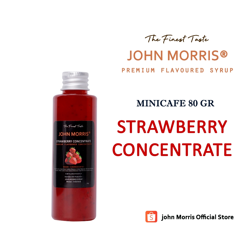 

JOHN MORRIS Minicafe Strawberry Concentrate 80 gr