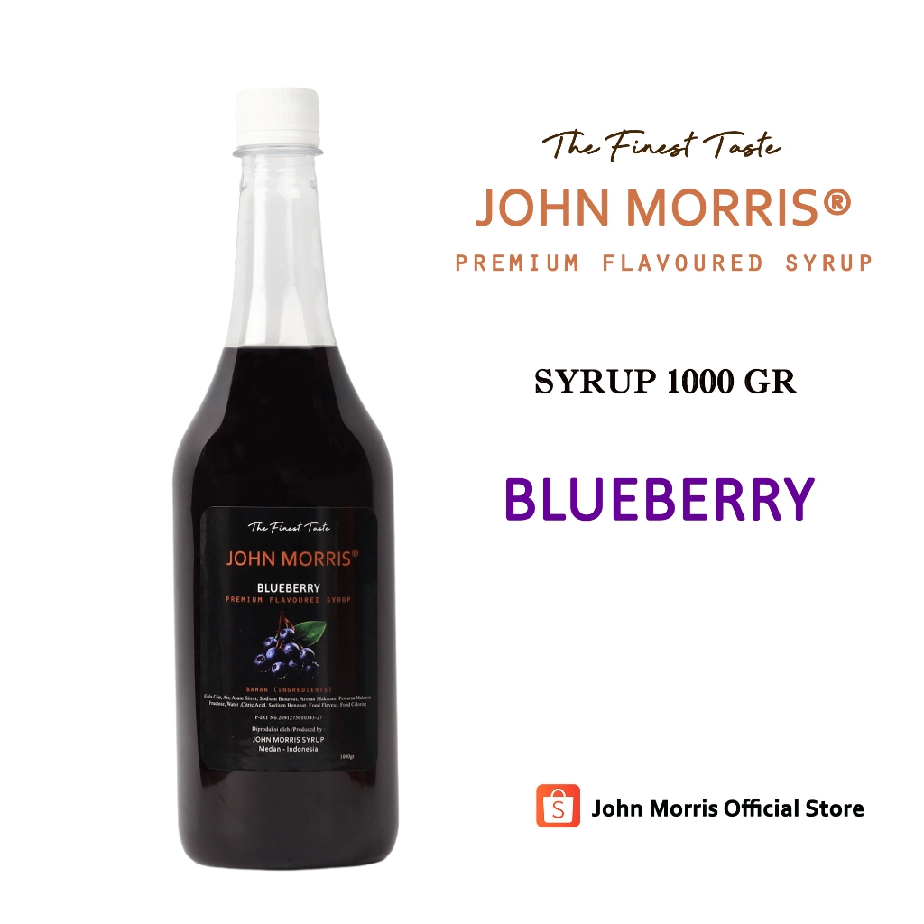 

JOHN MORRIS Blueberry Syrup 1000 gr