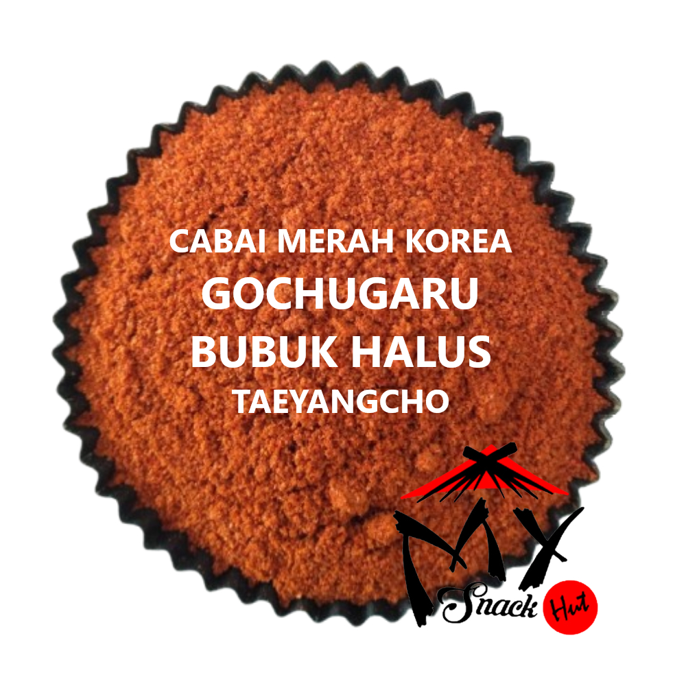 

GOCHUGARU 50GR CABAI CABE MERAH KOREA BUBUK HALUS KASAR FLAKE KOREAN RED CHILI CHILLI GROUND POWDER