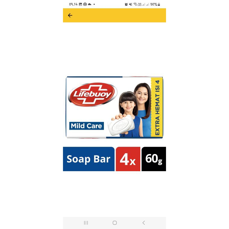 lifebuoy sabun batang 60gr