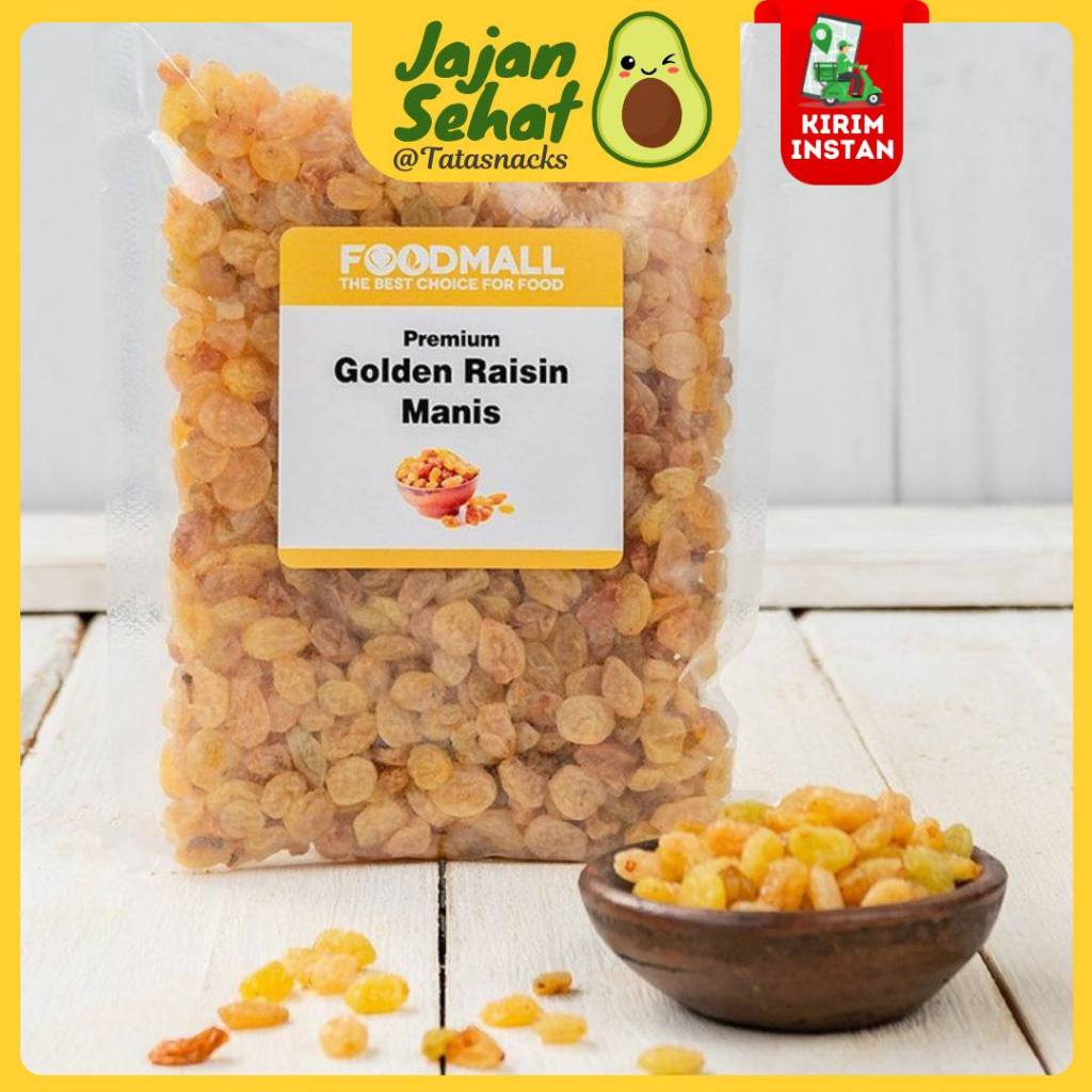 

Golden Raisin Simin Manis Organik 250gram / 1kg / Kismis Emas
