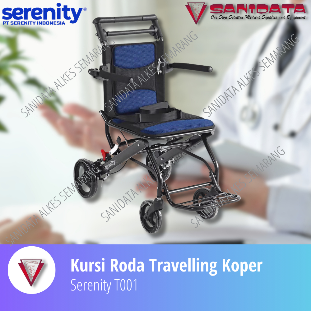 Kursi Roda Serenity Travelling T001 Serenity / Kursi Roda Koper Paling Murah dan Original