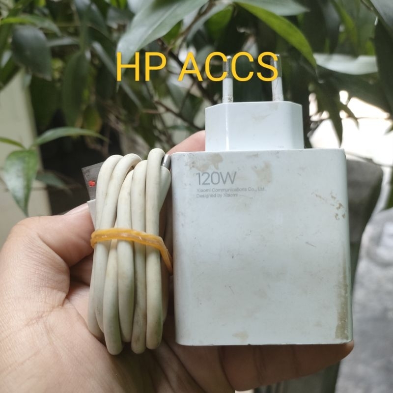 Charger Xiaomi 120W bekas copotan kabel 6A ori