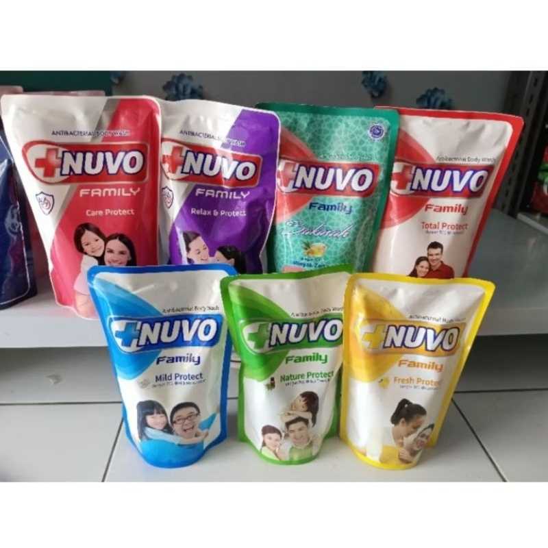 Sabun Cair Nuvo 400ML | sabun Mandi Cair Nuvo | Nuvo