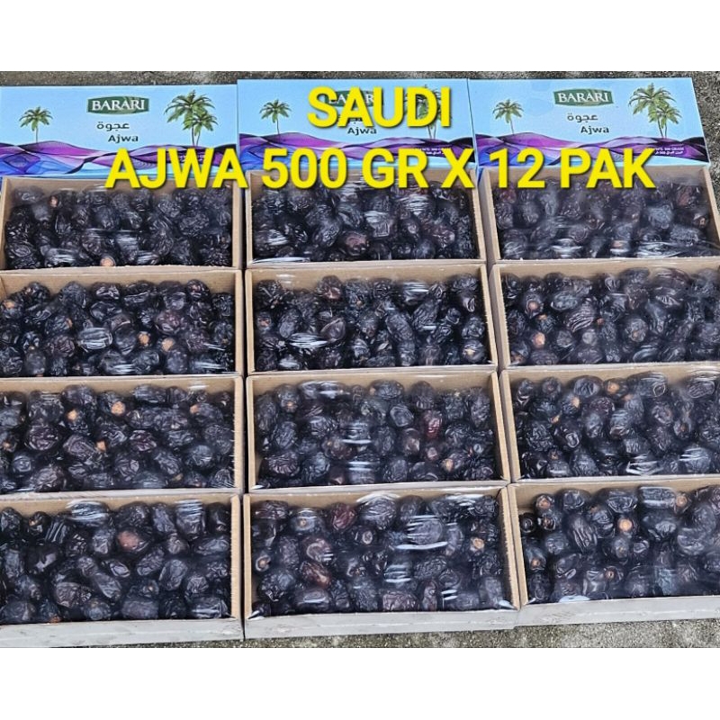 

Kurma Ajwa Madinah Barari Blue 500g x 12 Pack