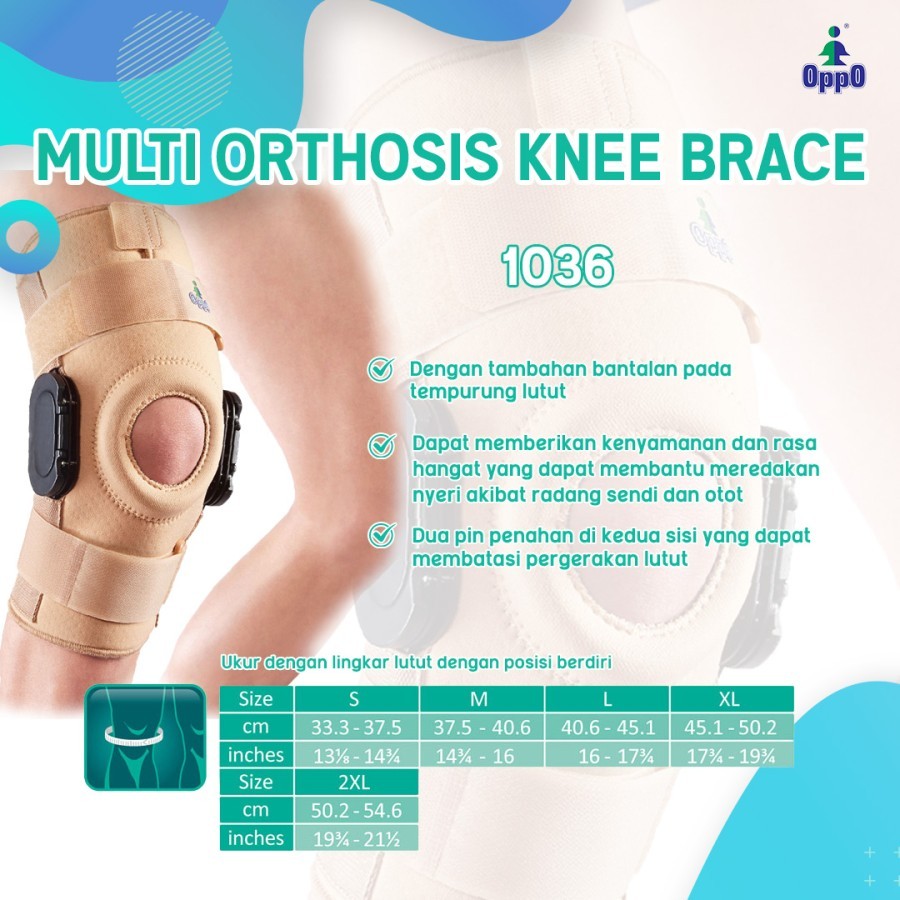 oppo 1036 multiorthosis knee brace