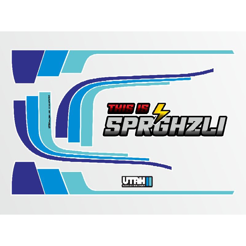 Sticker vespa replika utah