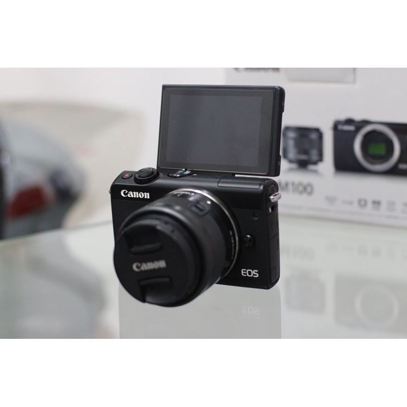 CANON M100 / KAMERA MIROLES CANON EOS M100 Hitam & putih