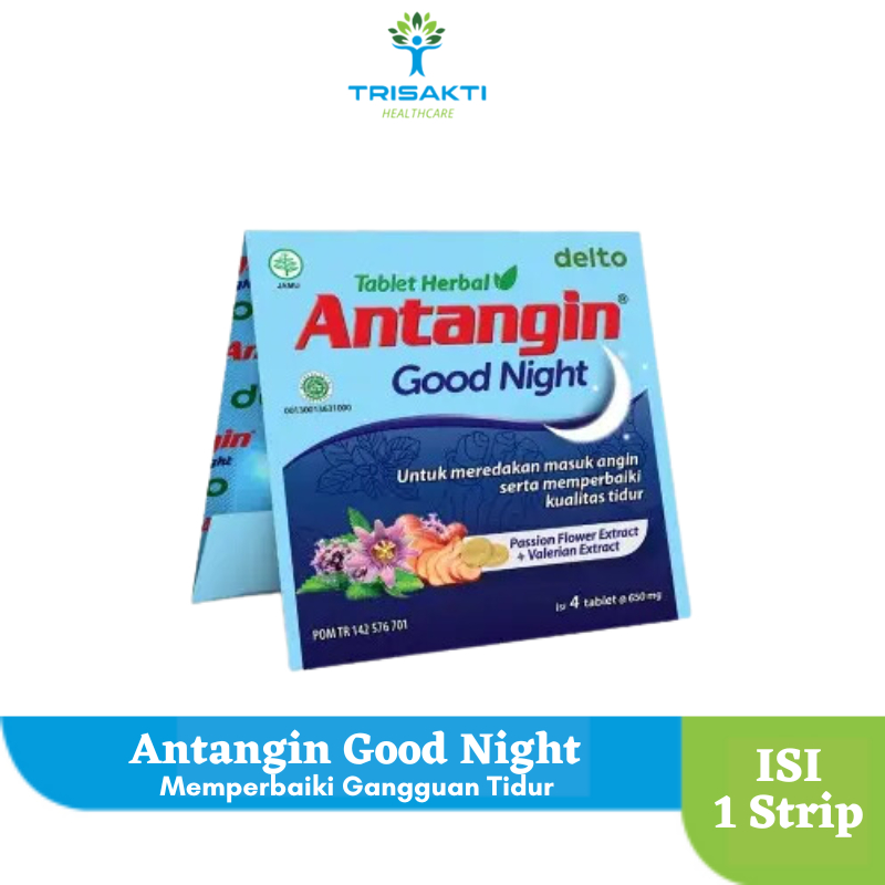 

Antangin Good Night 1 Strip 4 Tab -Memperbaiki Gangguan Tidur