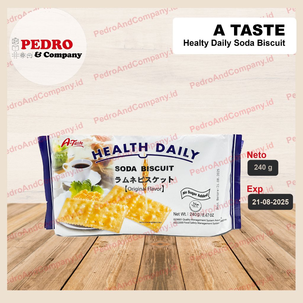 

A taste healthy daily soda biscuit ORIGINAL 240 gram - soda biskuit
