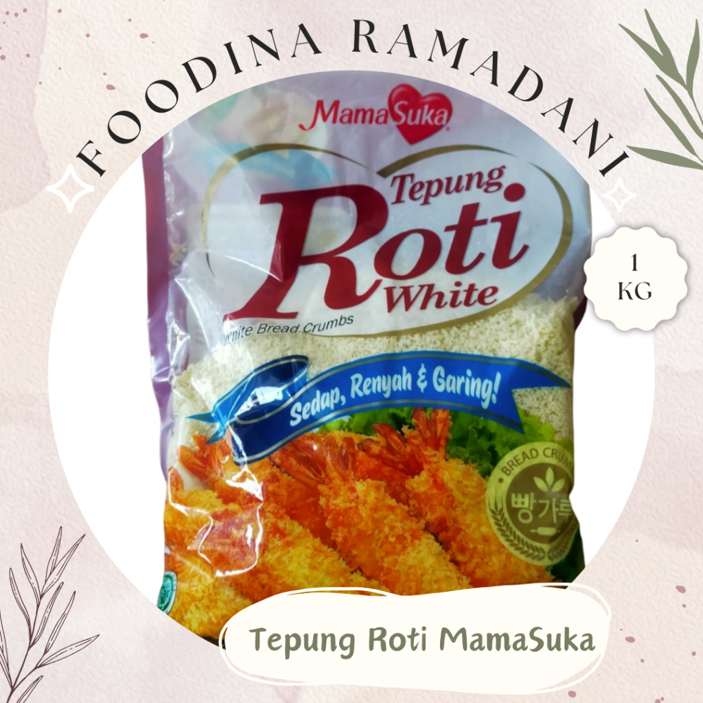 

TEPUNG ROTI Panir Putih - Bread Crumbs MamaSuka [ 1.000gr ] Harga Per BKS