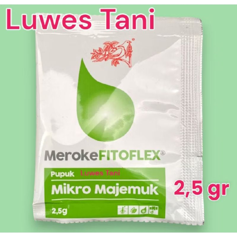 MEROKE FITOFLEX PUPUK MIKRO MAJEMUK 2,5gr fitoflex