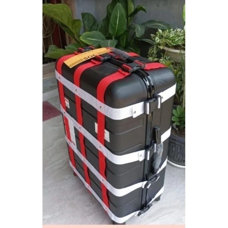 SABUK TALI KOPER BISBAN/BELT STRAP KOPER MERAH PUTIH