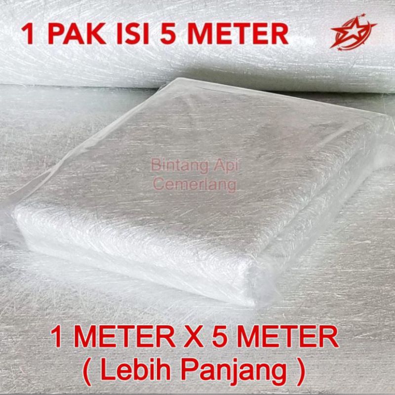 HARUNANASHOP_ SERAT FIBER 1M X 5M / SERAT FIBER AQUAPROOF / SERAT FIBER 1KG / FIBERGLASS 200GSM /