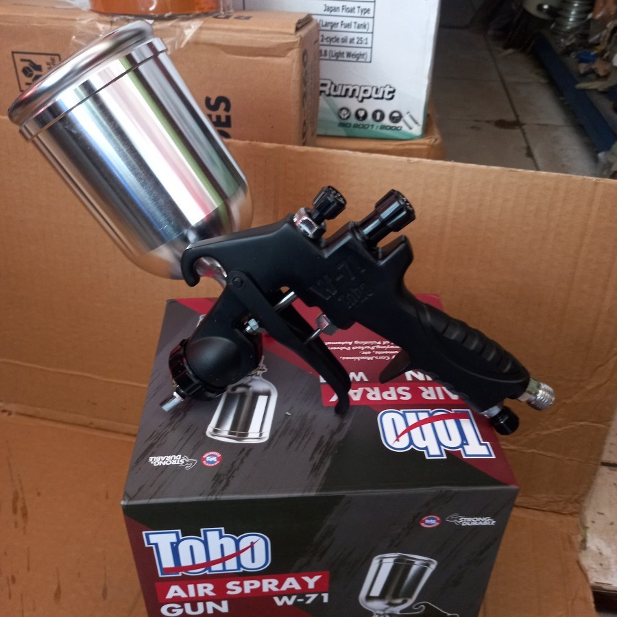 SPRAY GUN TOHO TABUNG ATAS MADE IN JAPAN W-71 ORIGINAL MURAH