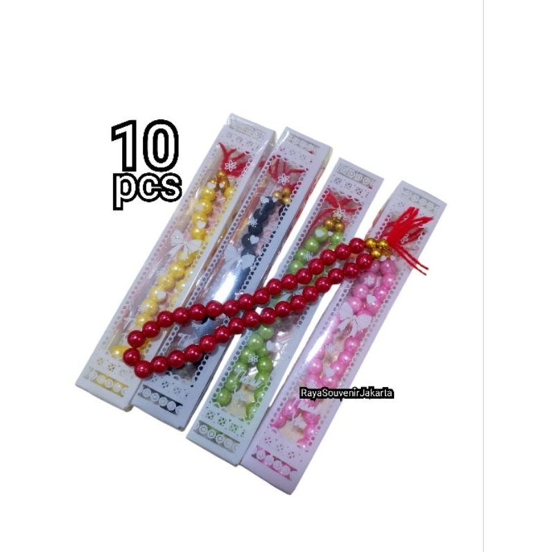 Ready ( isi 10 pics ) tasbih mutiara besar 33 butir