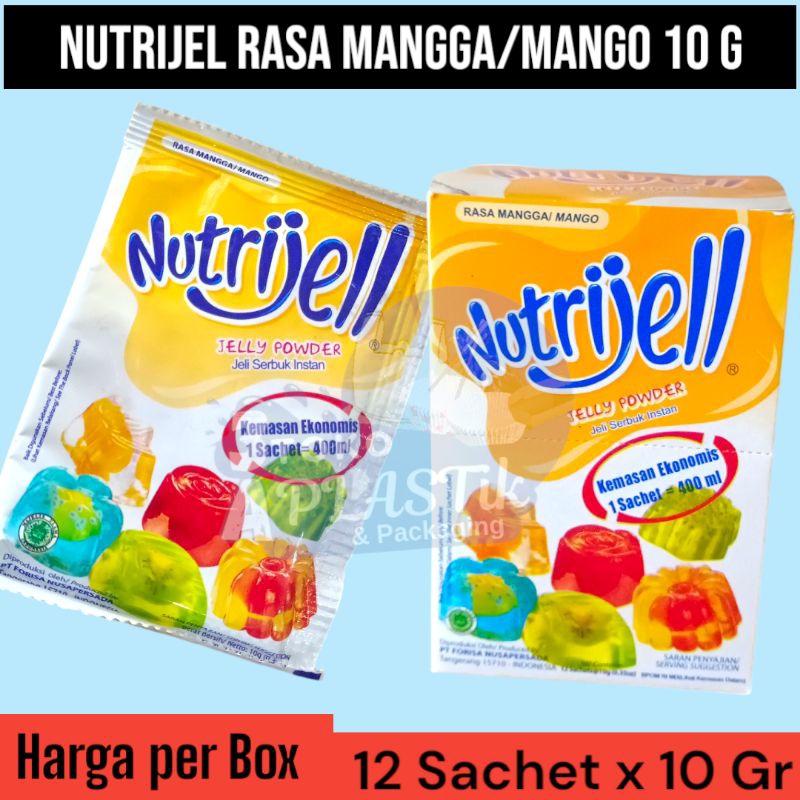 

Nutrijel Ekonomis [10 g] RASA Mangga/Mango 1pack/kardus (12 sachet/pcs)