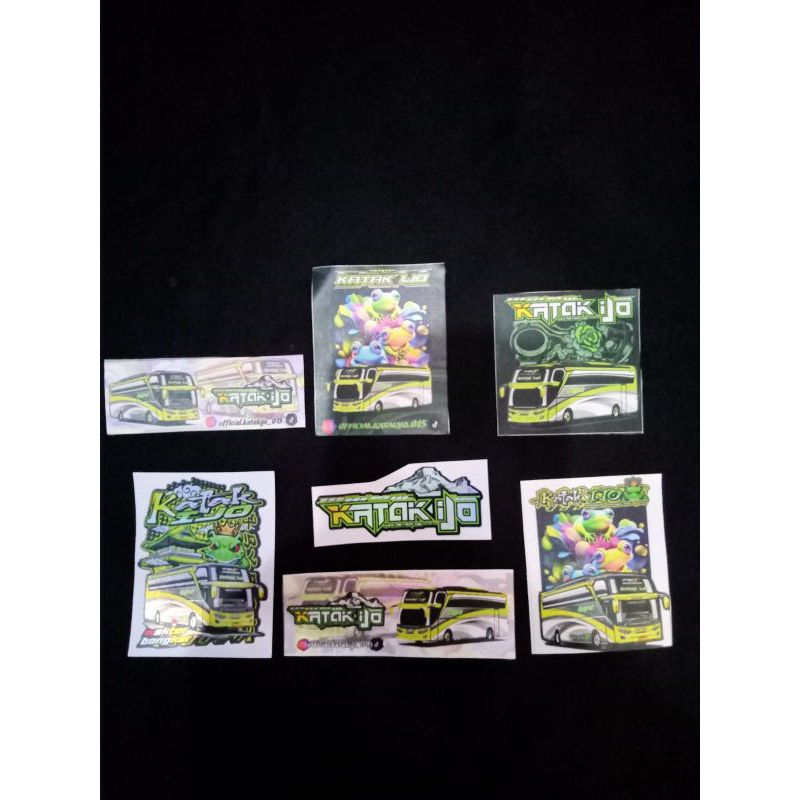 

Stiker Bus MSM Asyrof Katak Ijo ORI isi 12 Pcs