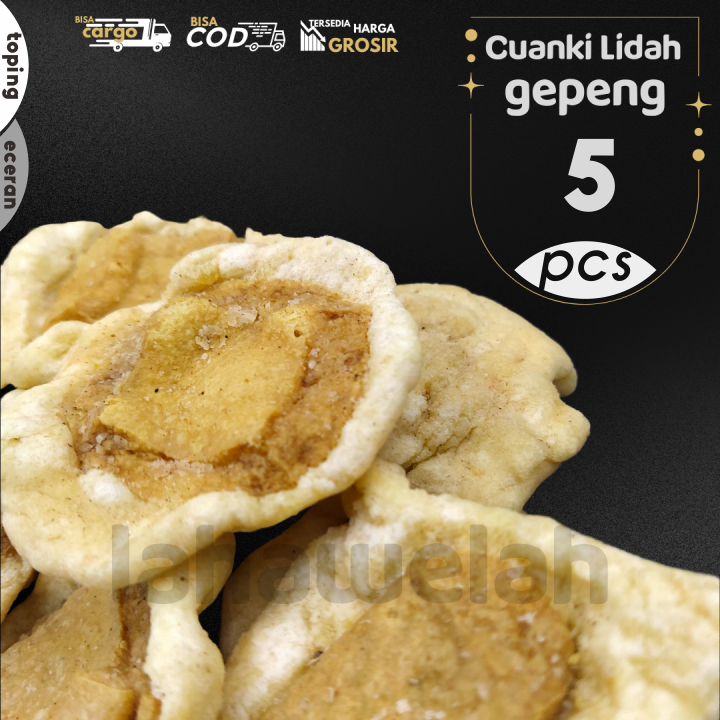 

Cuanki LIDAH GEPENG GEPREK 5pcs Premium by Lahawelah