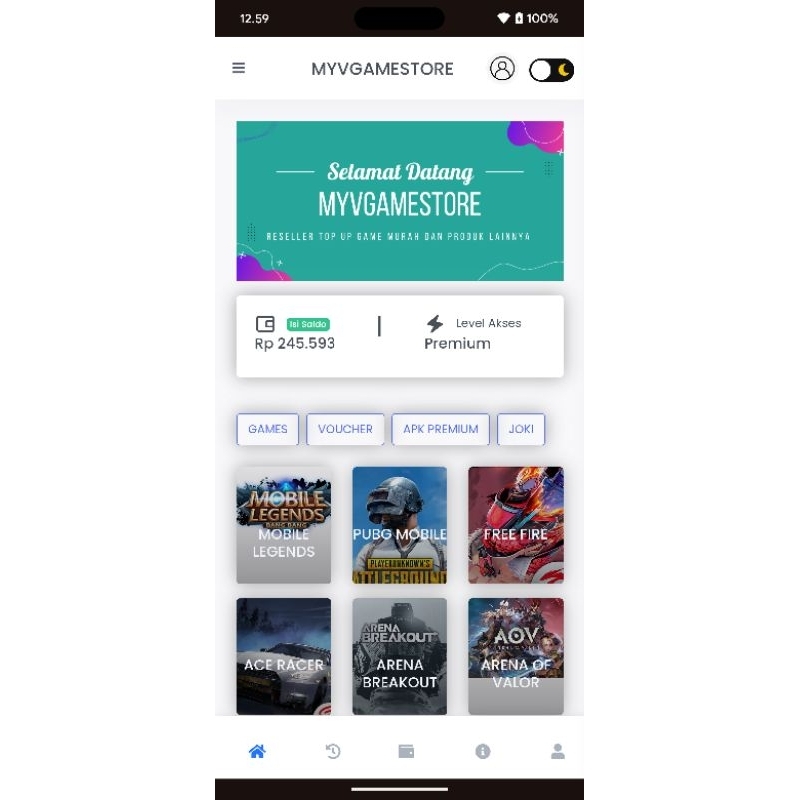 full Source Code TopUp Game [TERBARU]
