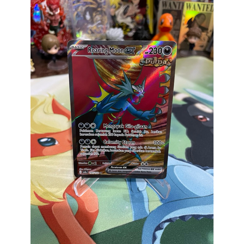Roaring Moon EX SR 165/132, Pokemon TCG Indonesia