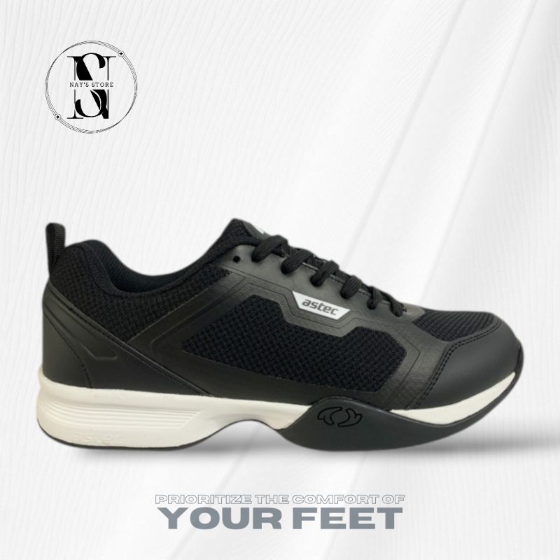 Sepatu Badminton Pria ASTEC JOTA - Black