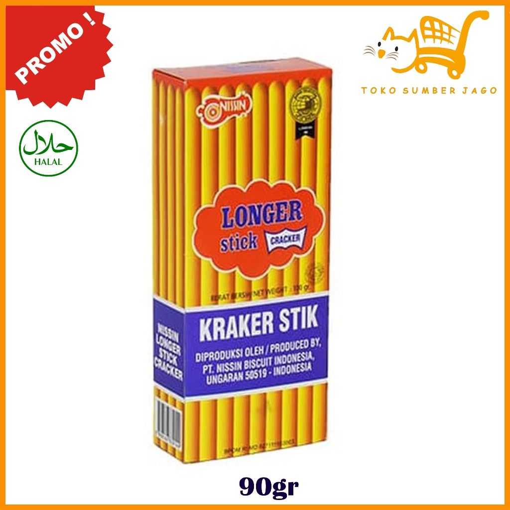 

Nissin Longer Stick Biscuits 90gr / 500gr Kaleng