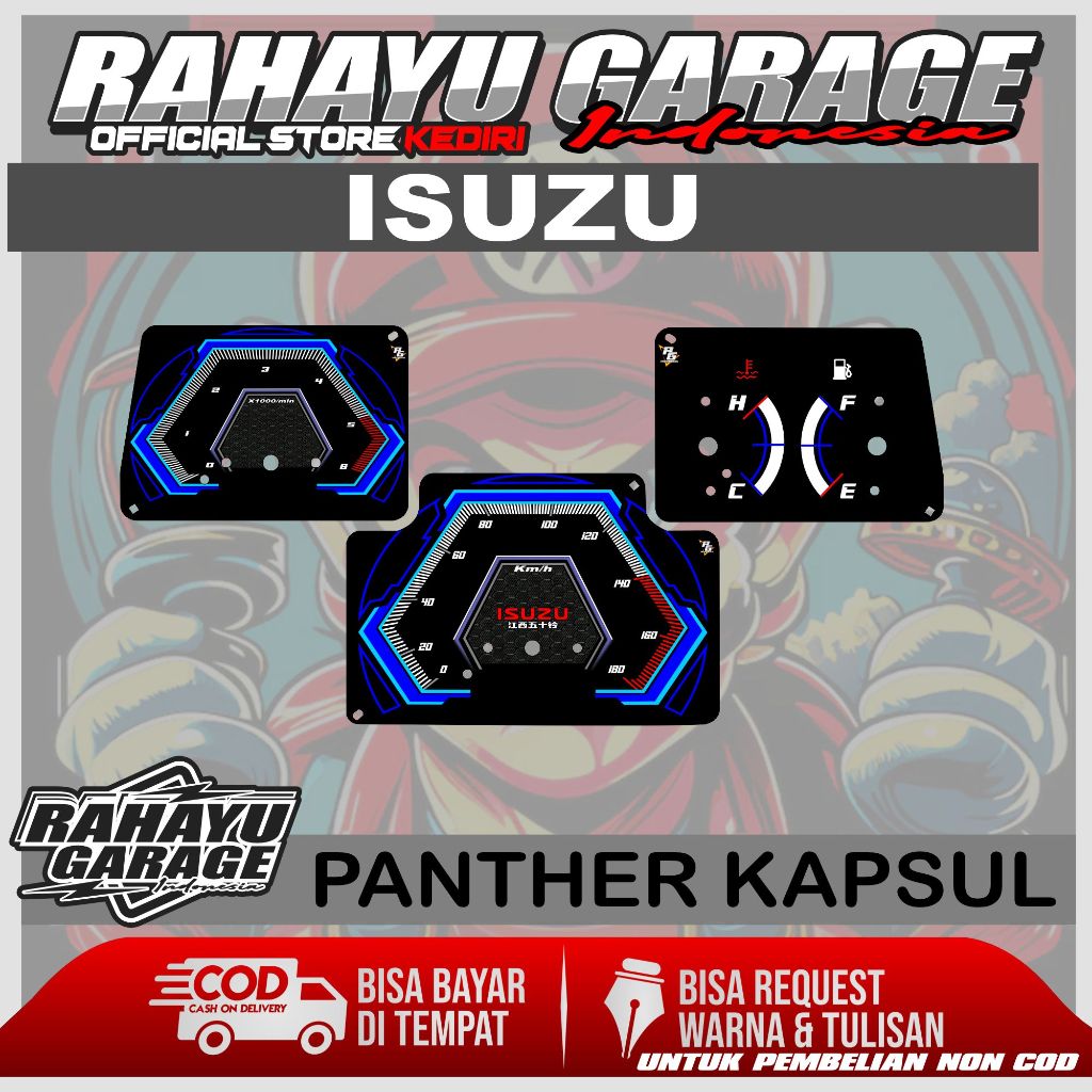 PAPAN SPEEDOMETER CUSTOM ISUZU PANTHER KAPSUL